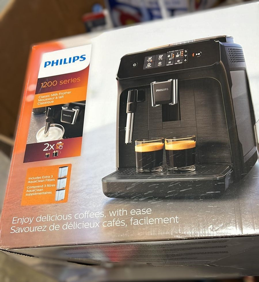 PHILIPS Coffee maker Series 1200 Fully automatic espresso machines EP1220/04