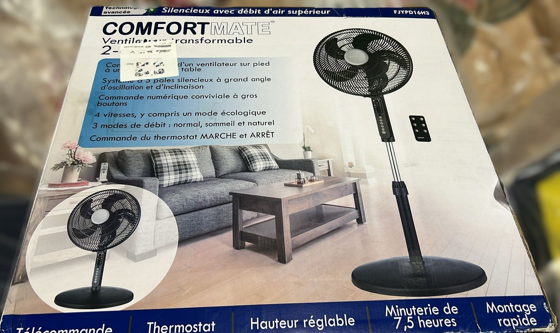 Comfortmate Convertible Pedestal Fan 40.6 cm (16 in.)