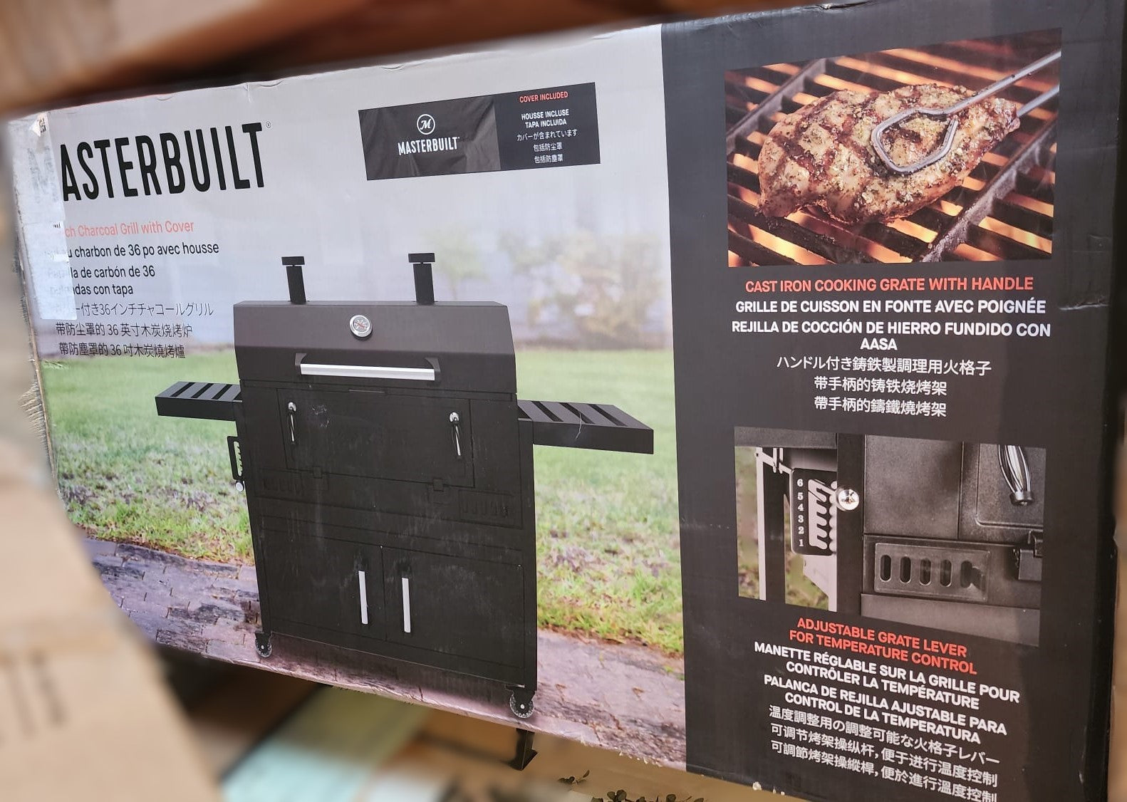 Masterbuilt 36 Inch Charcoal Wagon Grill brand new in sealed box