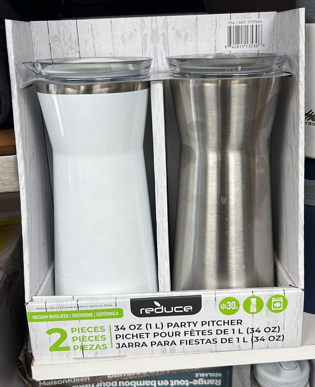 Reduce Party Pitchers, 1 L (34 oz), 2-pack