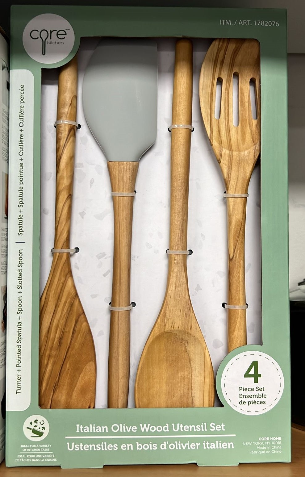 Core Home Olive Wood Tool Set 4-pieces