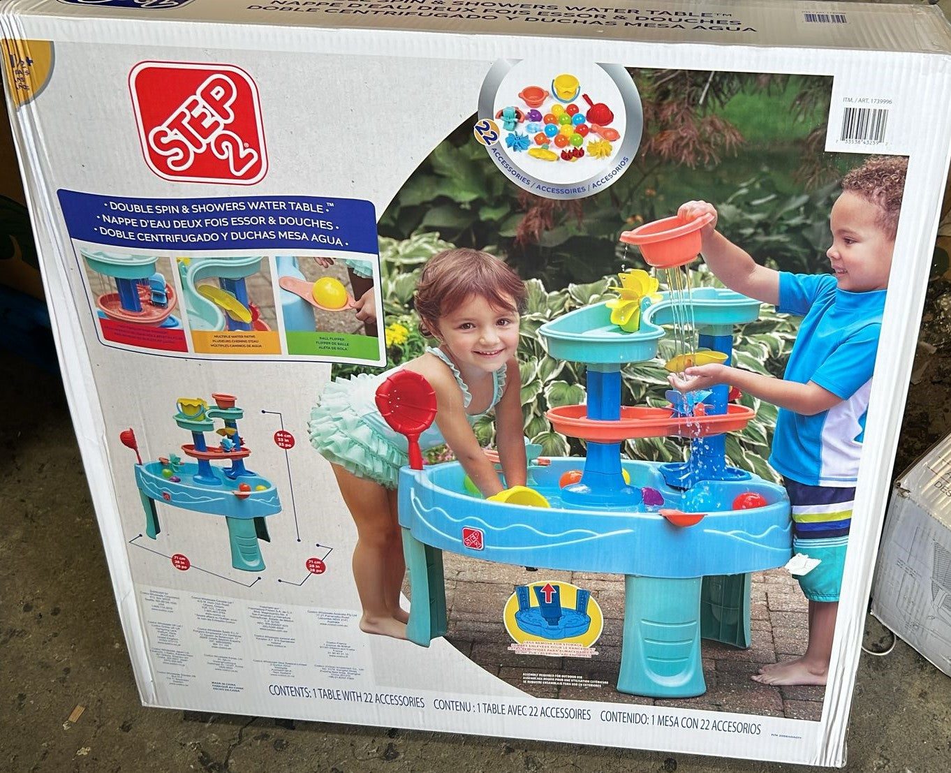 Step2 Double Spin & Showers Water Table