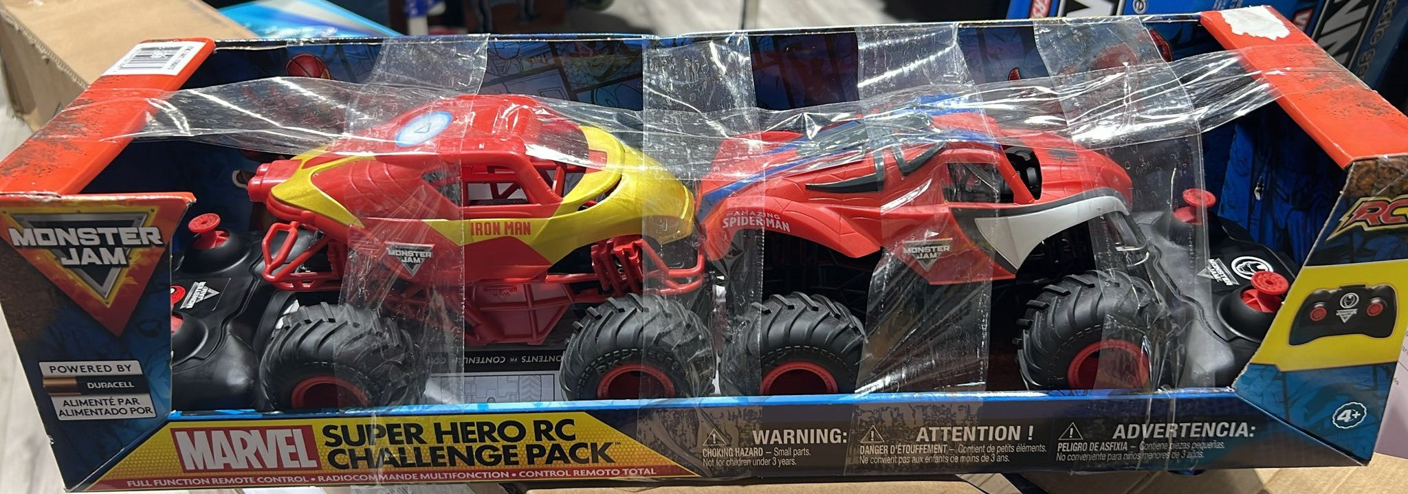 Monster Jam Super Hero RC Challenge Pack