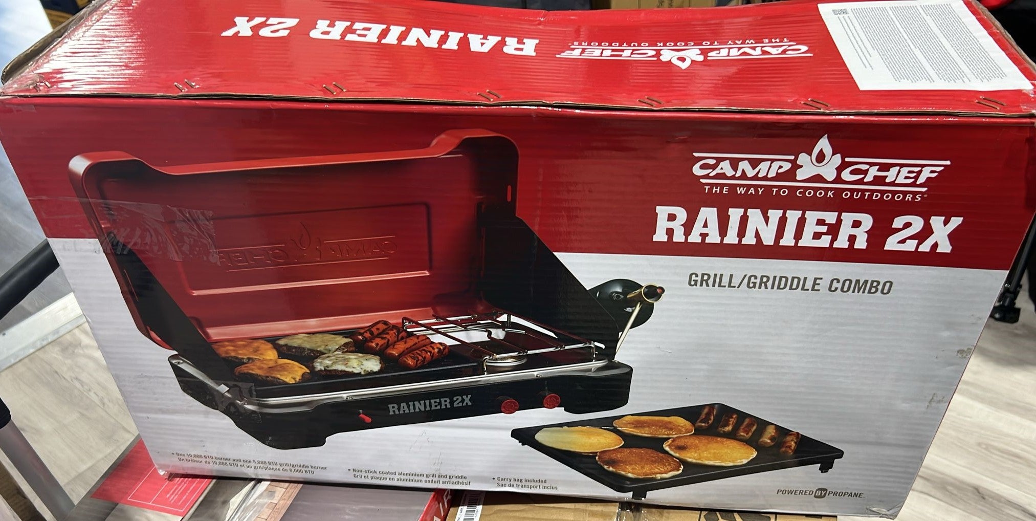 Camp Chef Mountain Series Rainier 2 Burner Cooking System