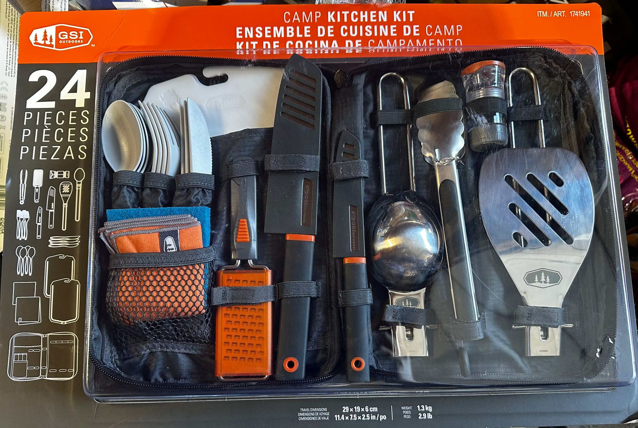 Camp Kitchen Kit, 24-piece Set