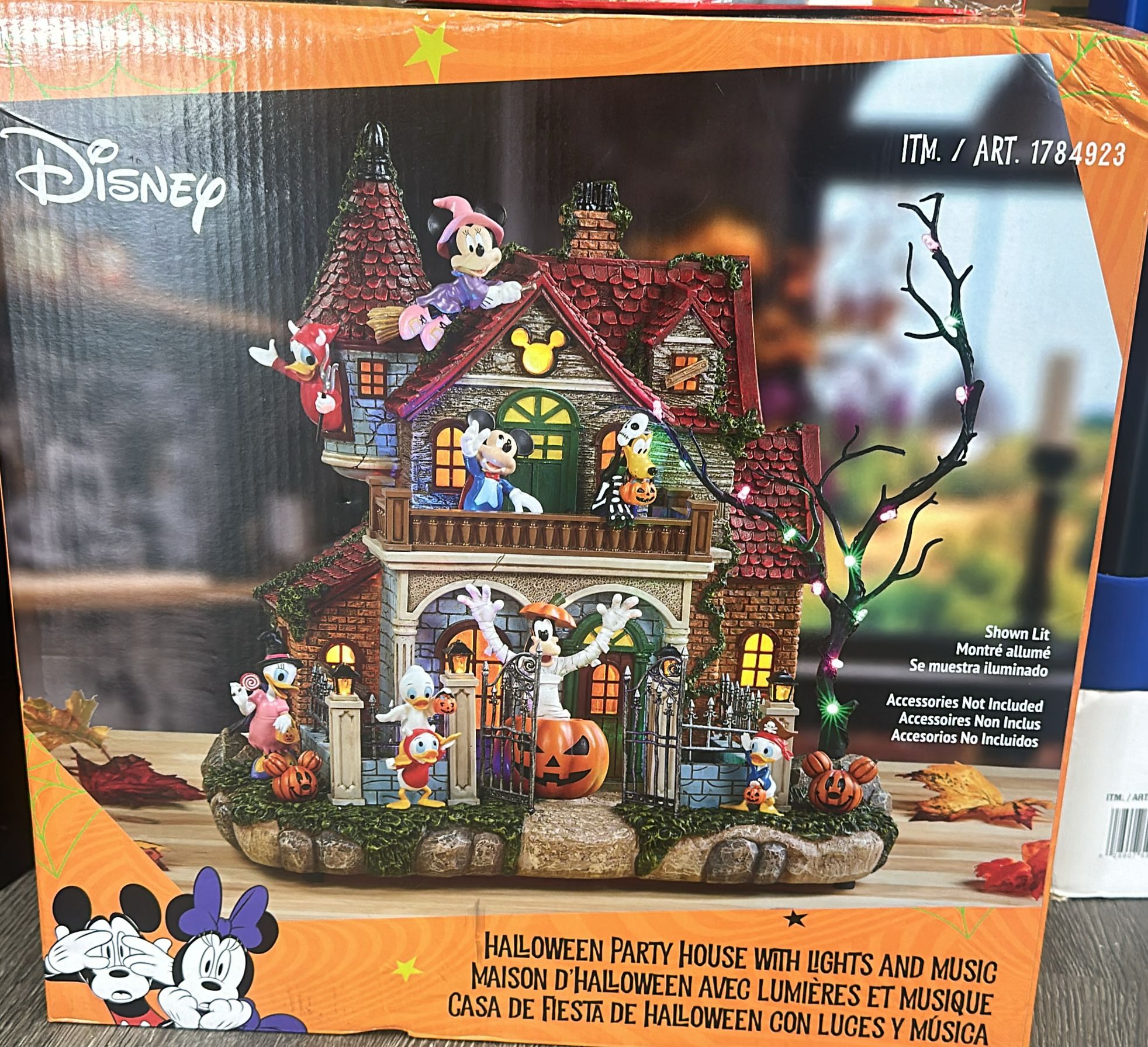 Disney Halloween Party House with Lights and Music