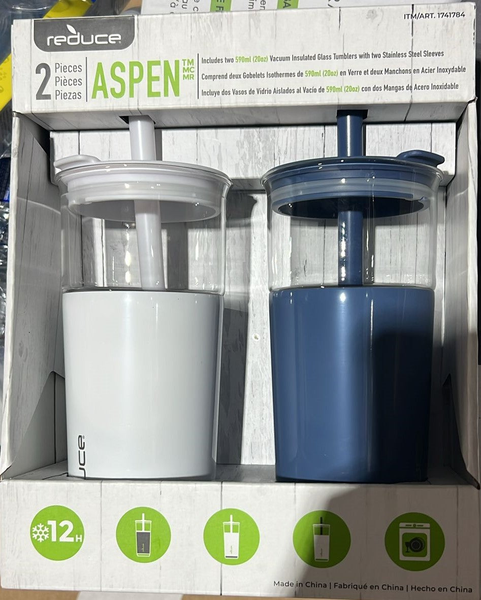 REDUCE ASPEN 2PK TUMBLER