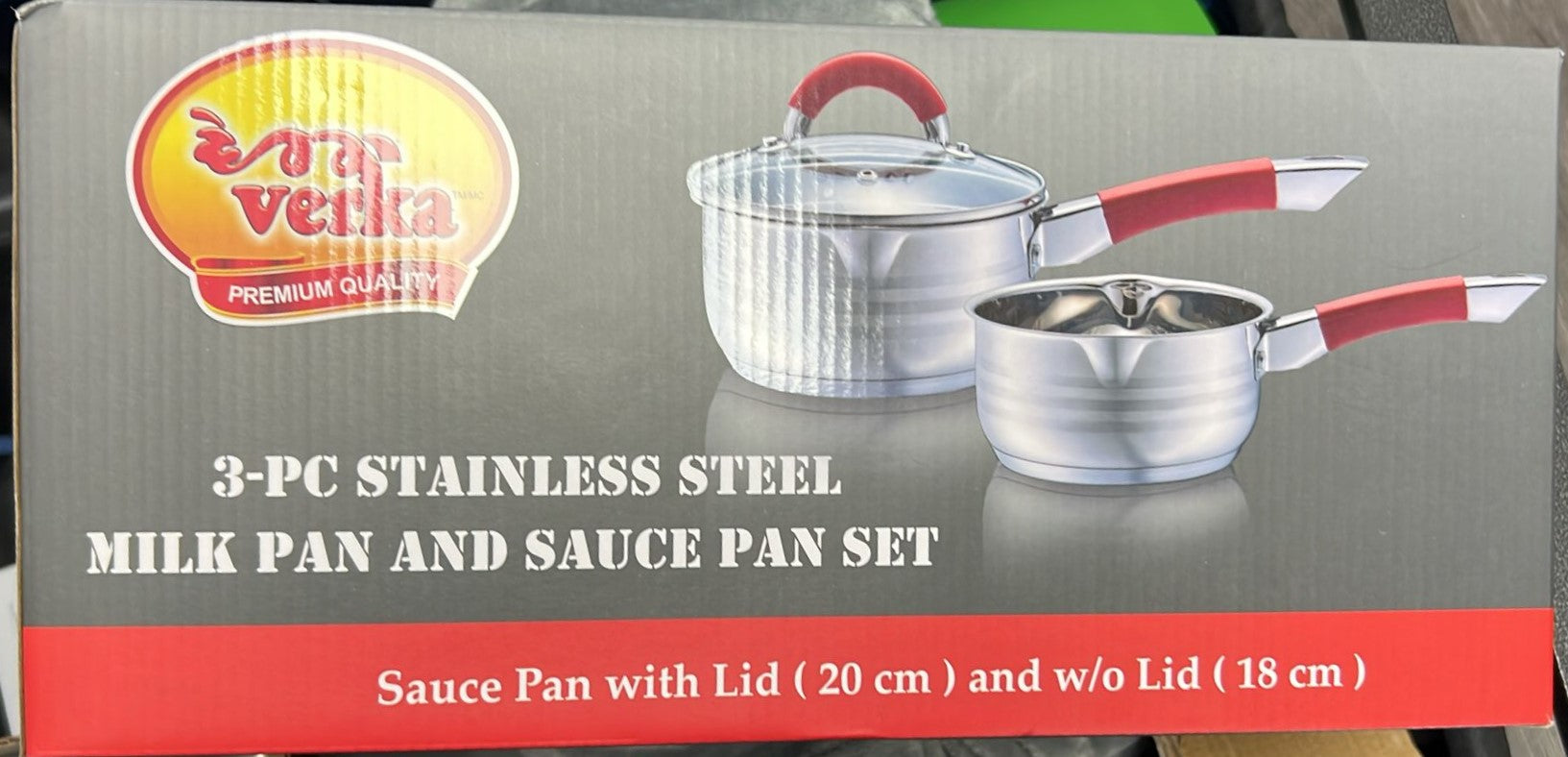 VERKA SAUCE PAN SET 3 PIECES