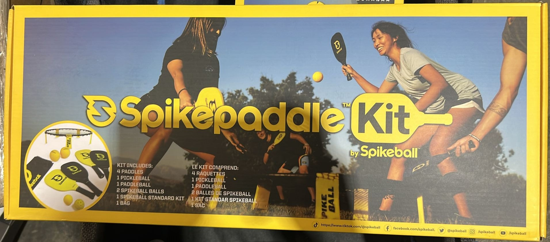 SPIKEBALL SPIKEPADDLE KIT 4 PADDLES