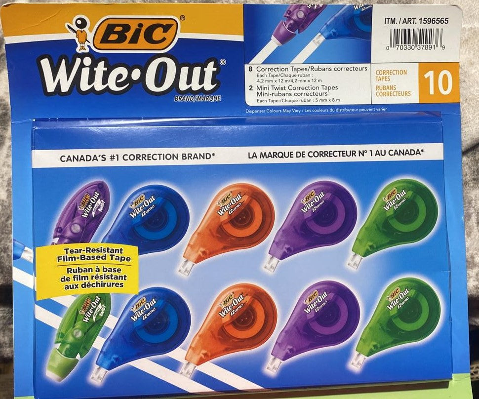 BIC Wite-Out, Pack of 10