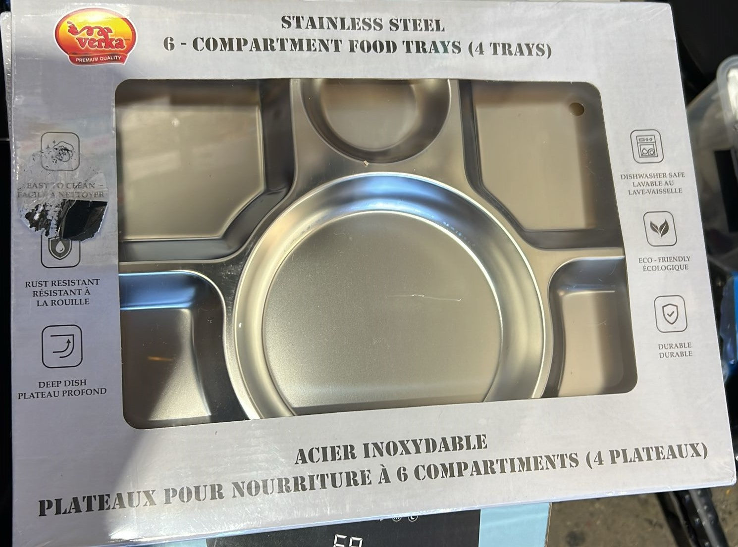 VERKA COMPARTMENT TRAY 4 PC