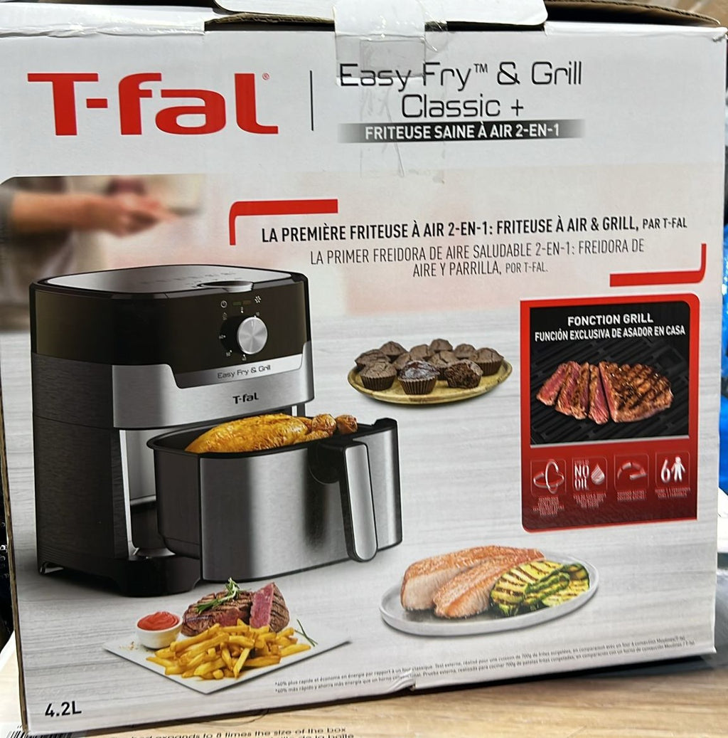 T-Fal Easy Fry & Grill Classic+ 2-in-1 Air Fryer