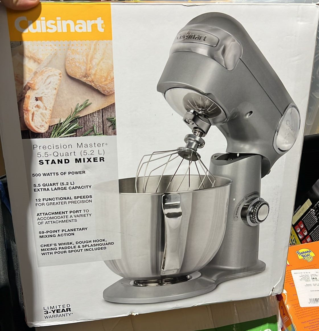 CUISINART STANDMIXER 5 5QT 500 WATTS MOTOR