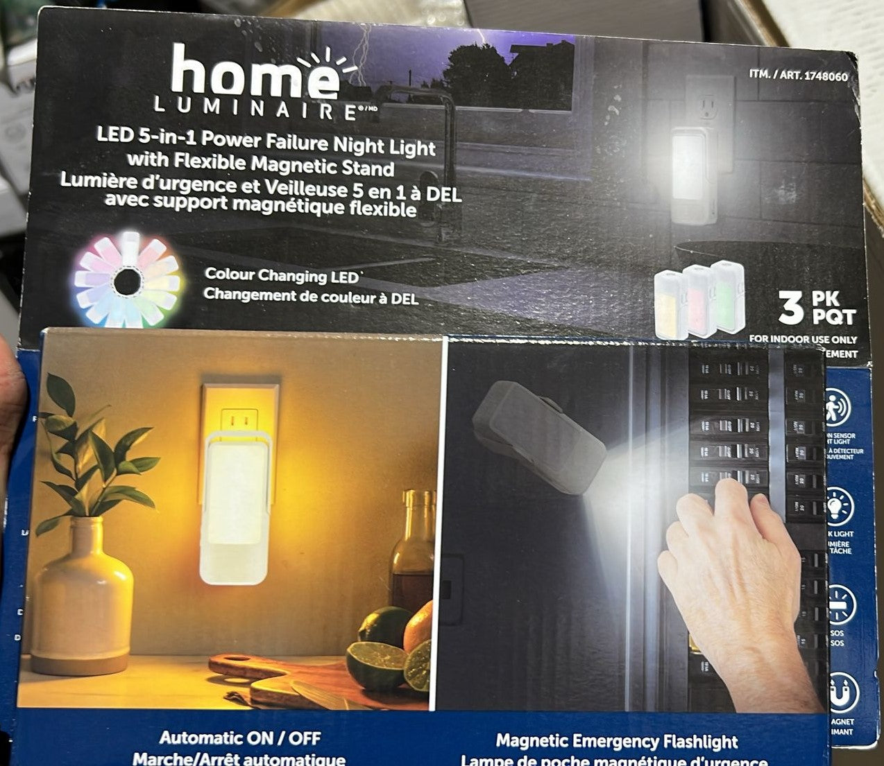 HOME LUMINIRE POWER FAILURE LIGHT 3 PACK