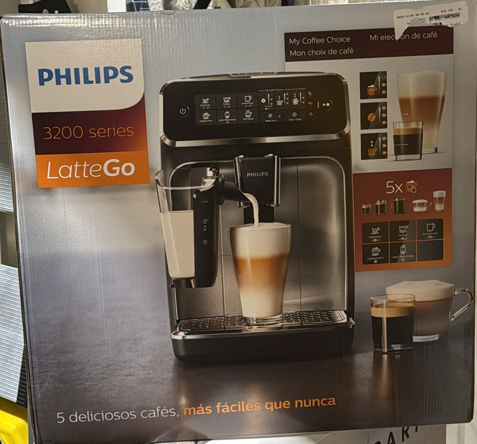 Philips 3200 Series Fully Automatic Espresso Machine with LatteGo