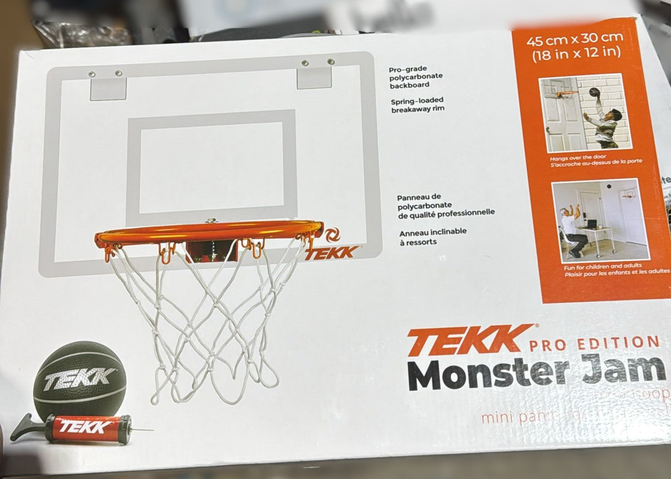 Tekk Pro Edition Monster Jam Mini Hoop