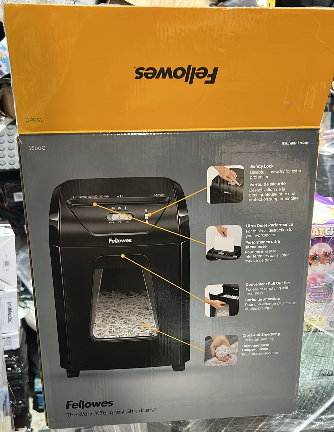 Fellowes Powershred 1500C Cross-cut Shredder