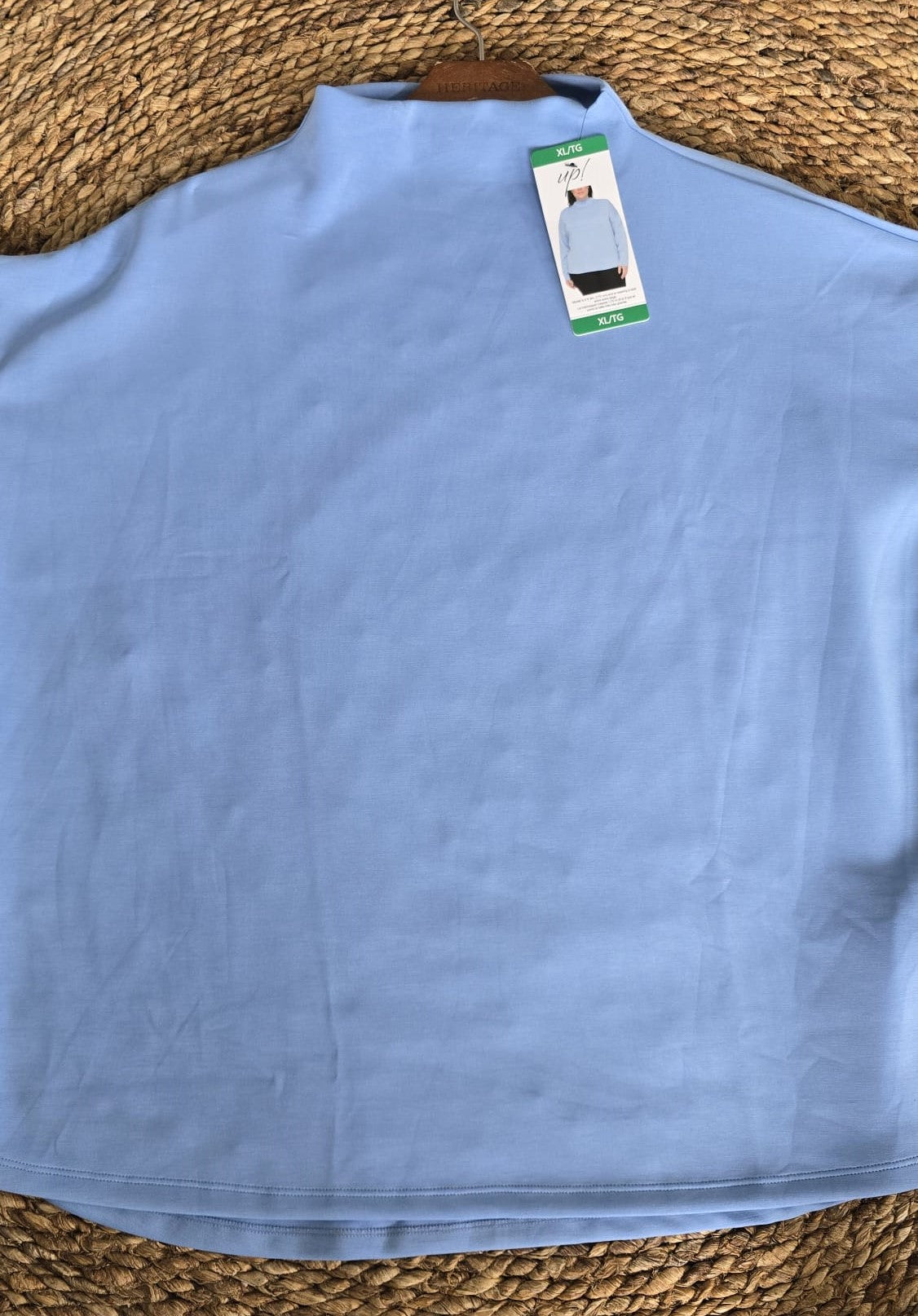 MOCK NECK TOP XL