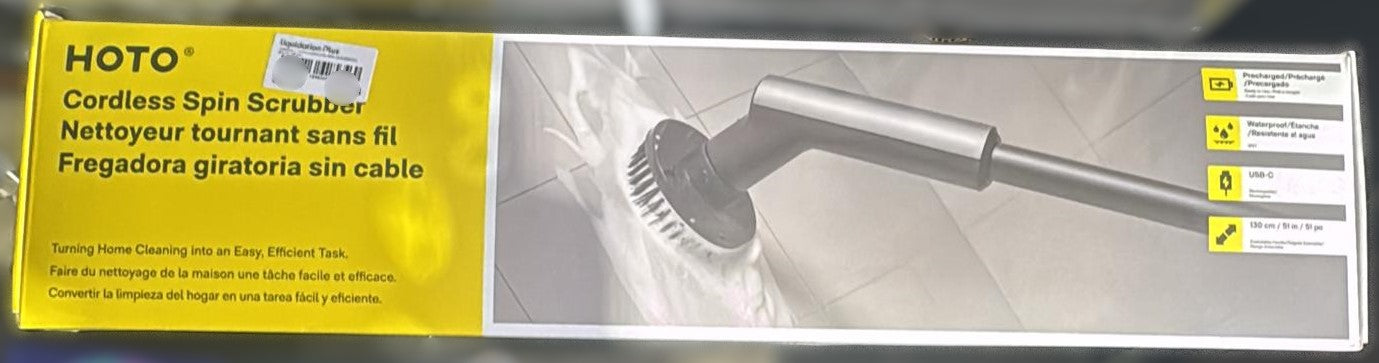 HOTO Cordless Spin Scrubber