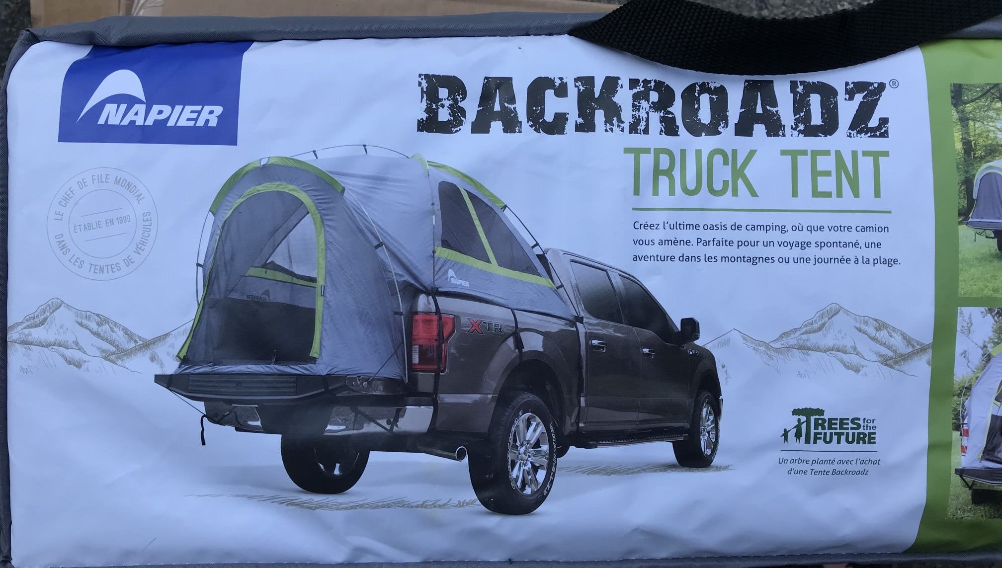 Napier Backroadz Truck Tent with Strap Protectors