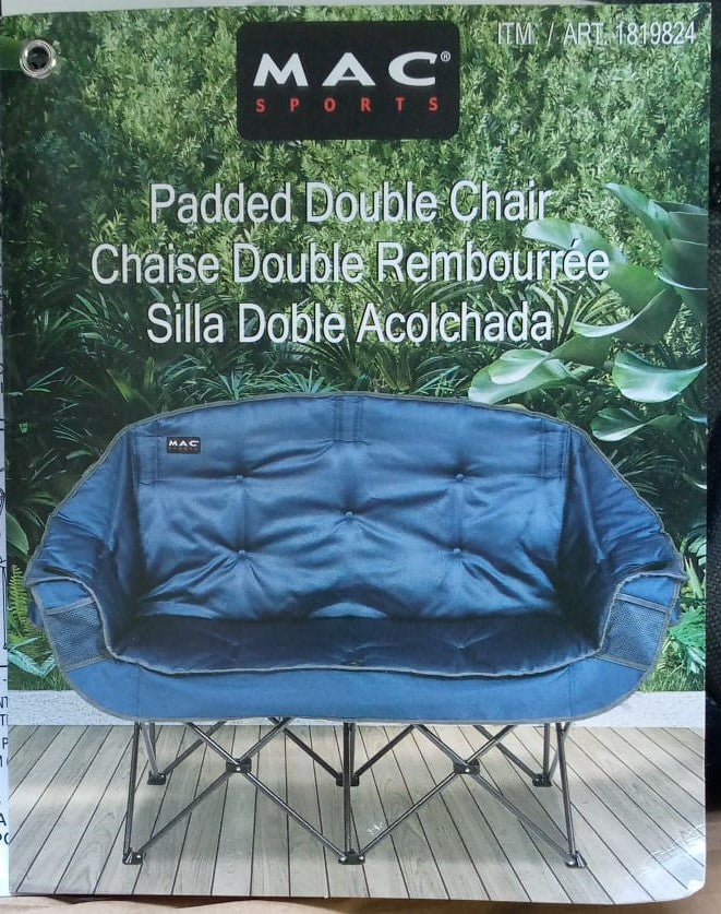Mac Sports Padded Double Chair