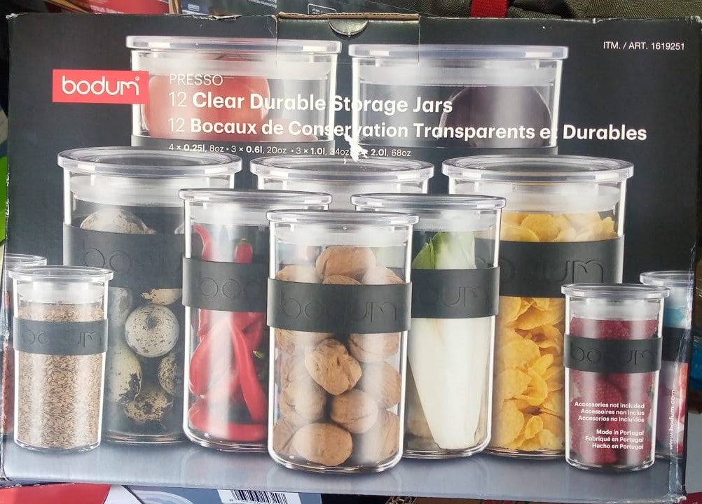 BODUM 12-piece Presso Food Storage Container Set
