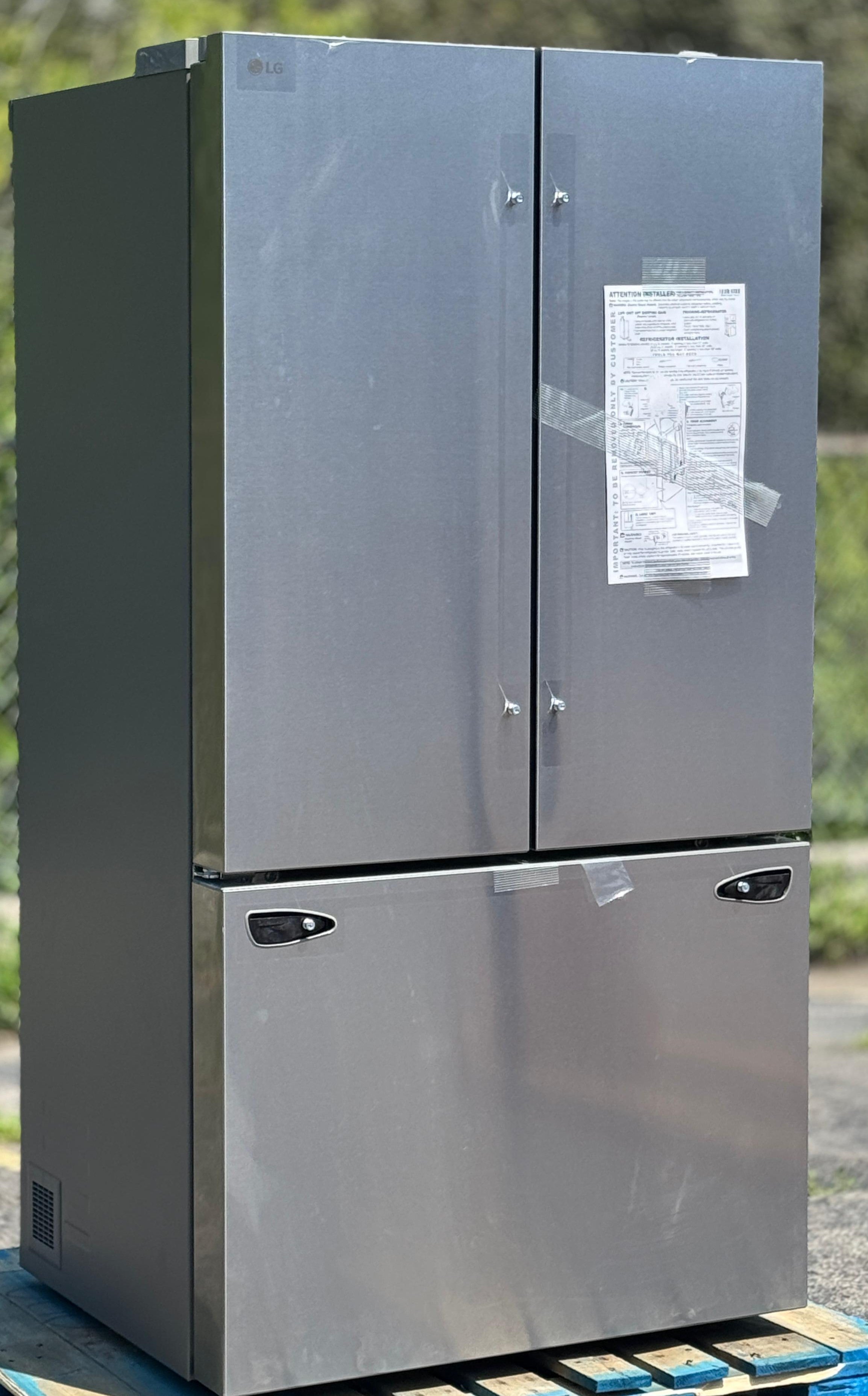LG 36 in. 27 cu. ft. Smudge Resistant Stainless Steel Counter-Depth French Door Refrigerator with Internal Water Dispenser