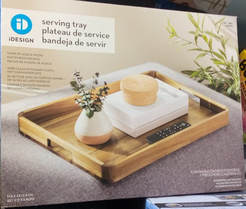 iDESIGN Acacia Wood Serving Tray