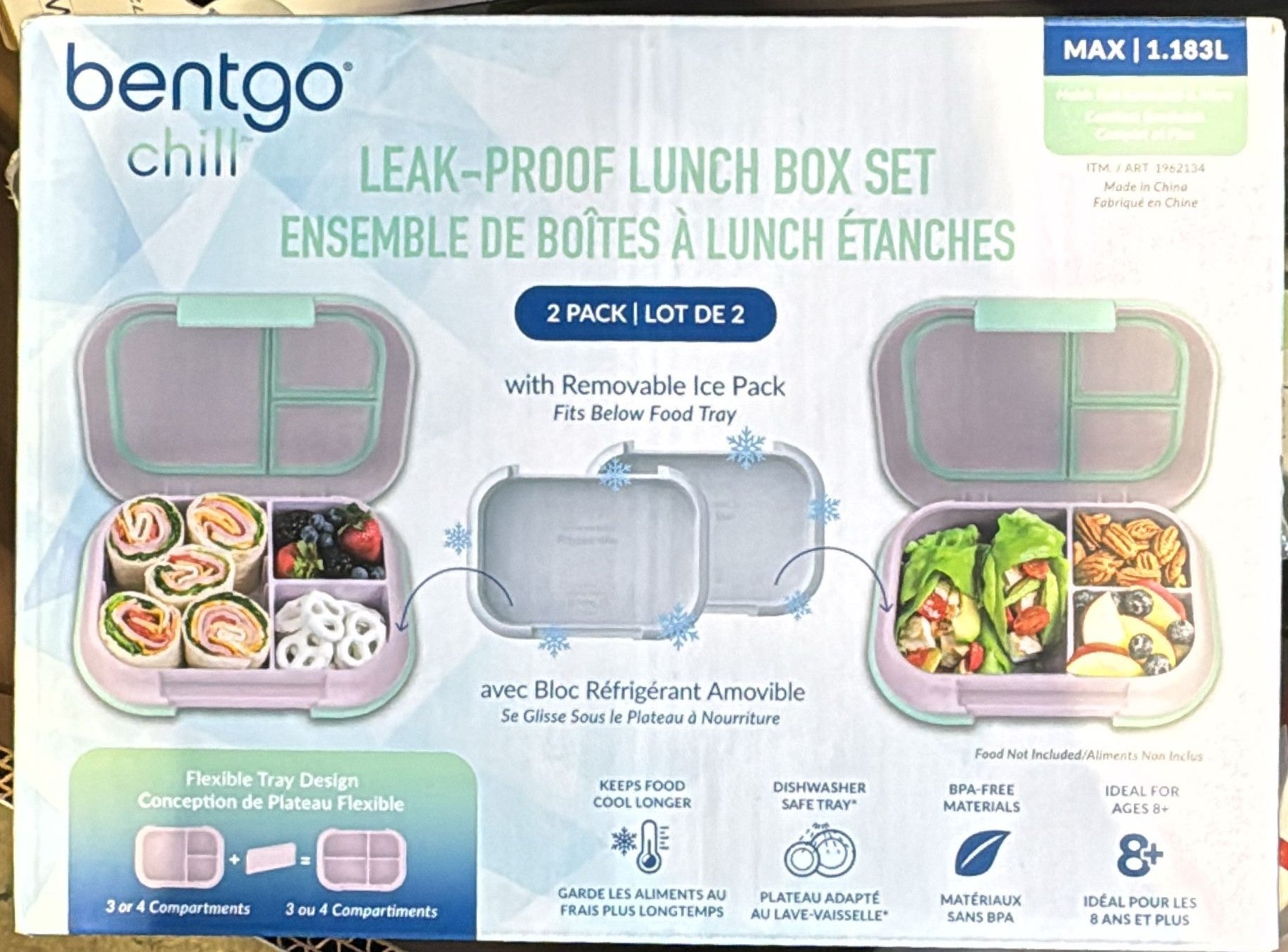 Bentgo Chill Lunch Box 2PK