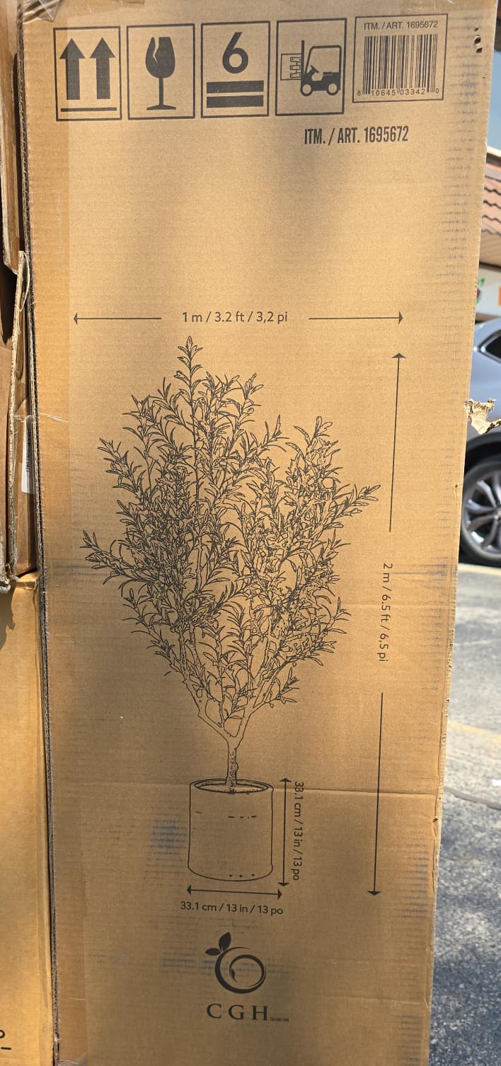 Faux Olive Tree 1.9 m (6.5 ft.)
