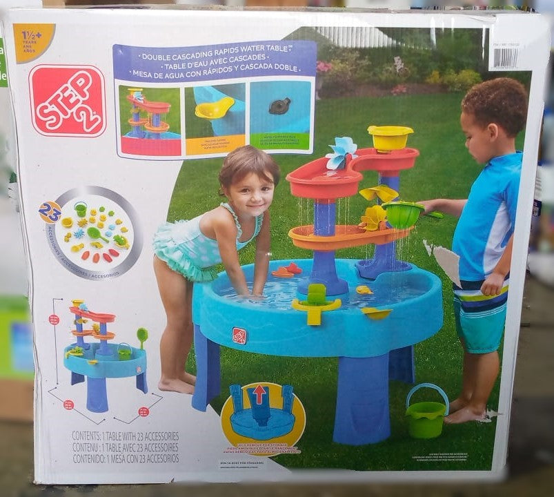 Double Cascading Rapids Water Table
