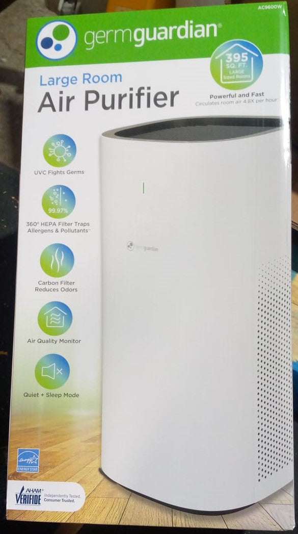GermGuardian Hi-Performance 26 in. Air Purifier with HEPA Filter and UV-C