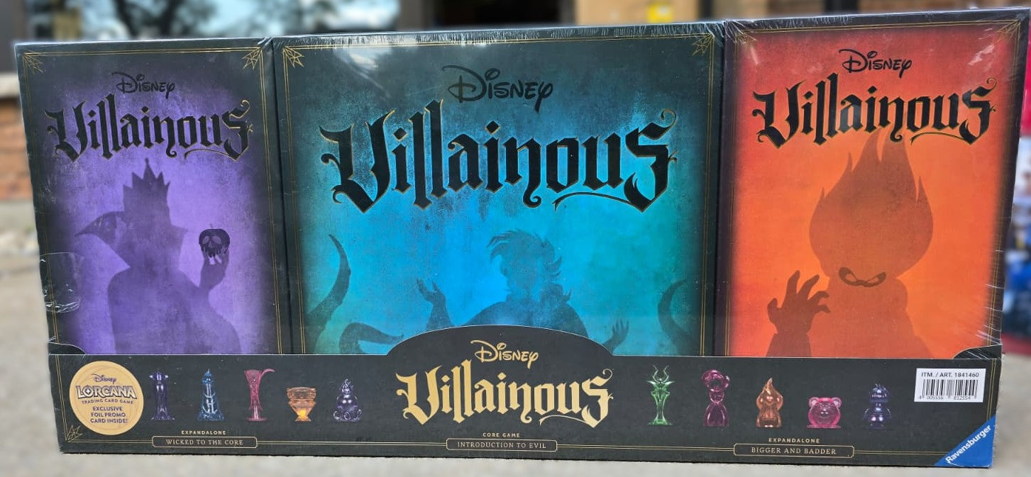 Disney Villainous Game Bundle with Exclusive Lorcana Card