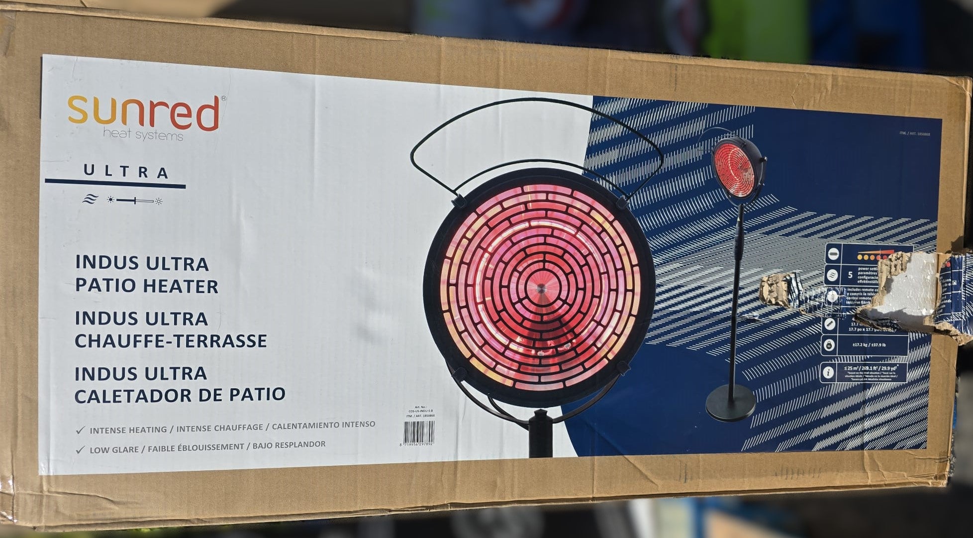 Sunred Outdoor Heater Indus Ultra