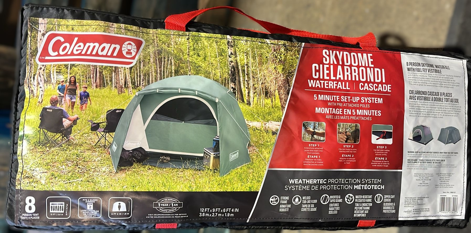 Coleman 8-person Skydome XL Tent with Lighting