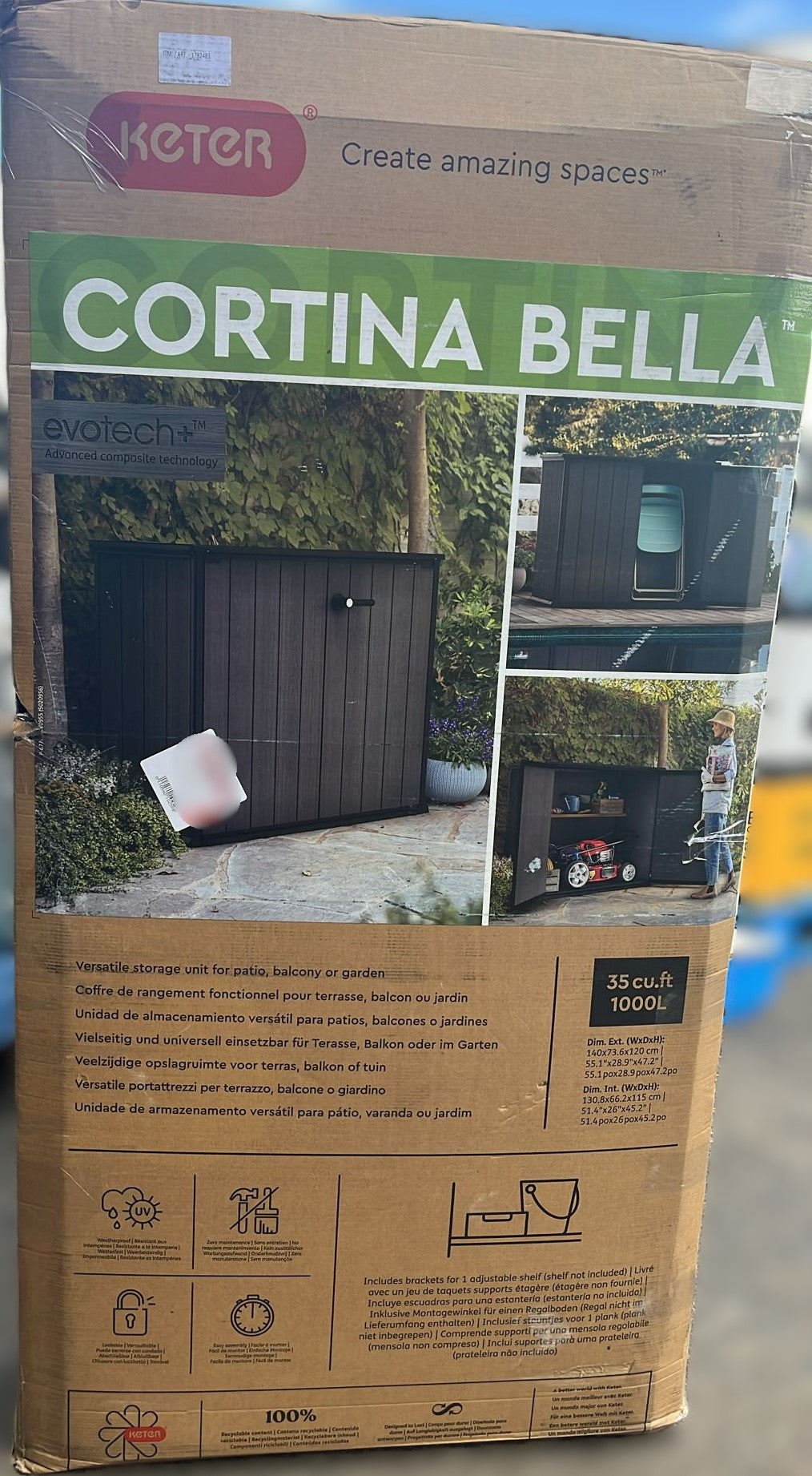 Keter Cortina Bella Shed