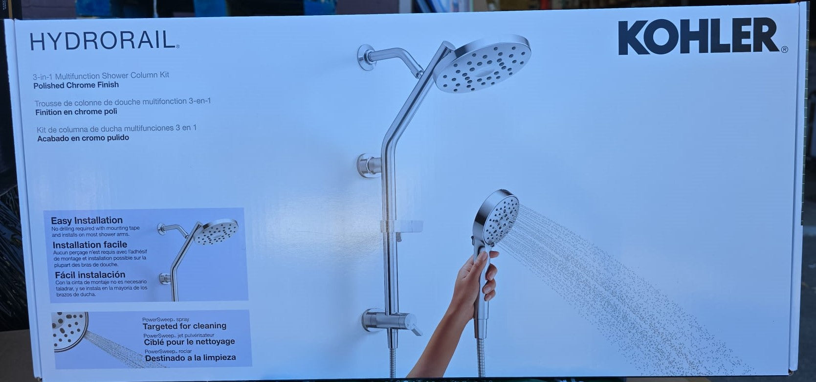 Kohler Hydrorail 3 in 1 Multifunction Shower Column