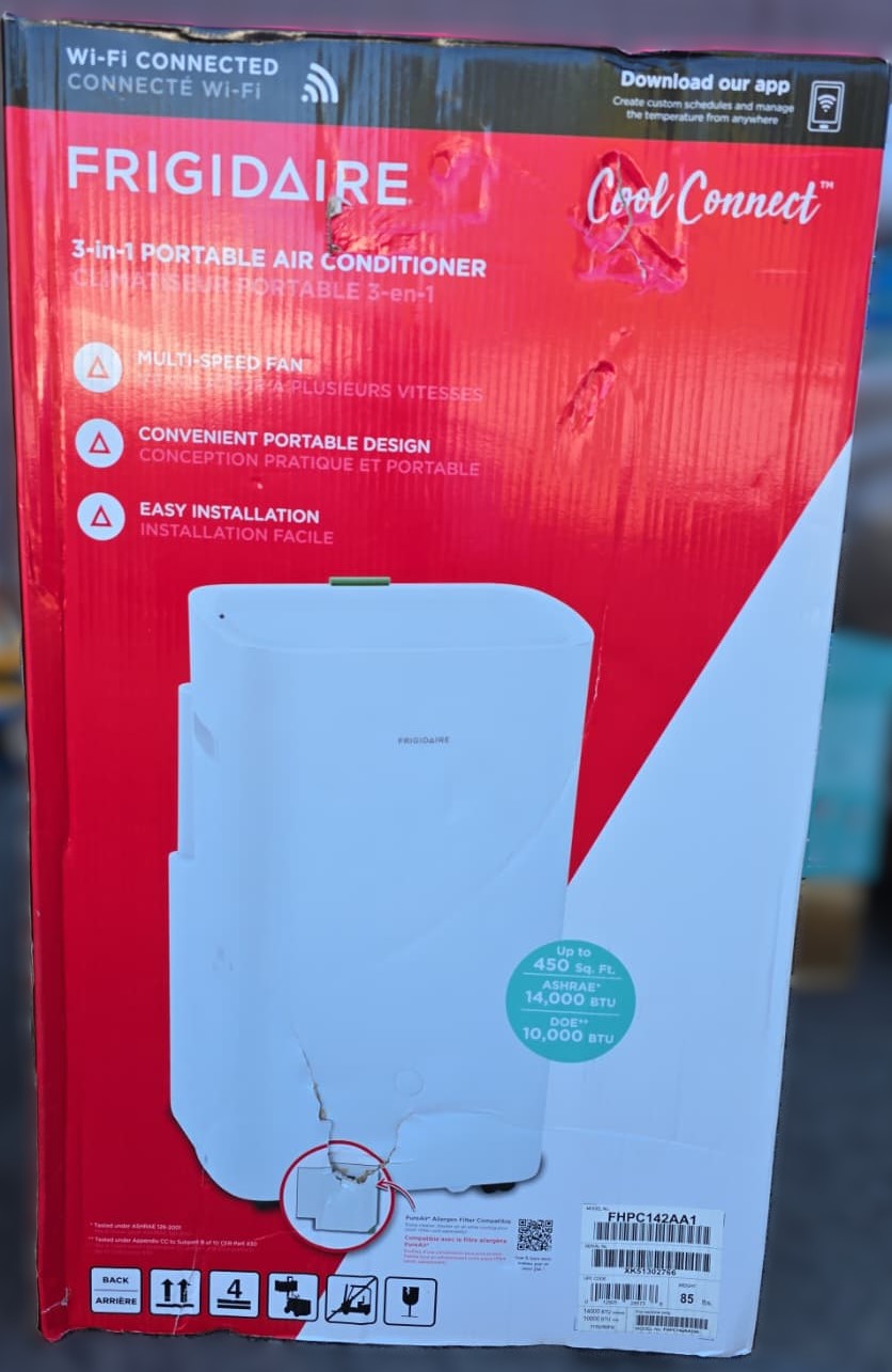 Frigidaire 10,000 BTU SACC 3-in-1 Connected Portable Room Air Conditioner