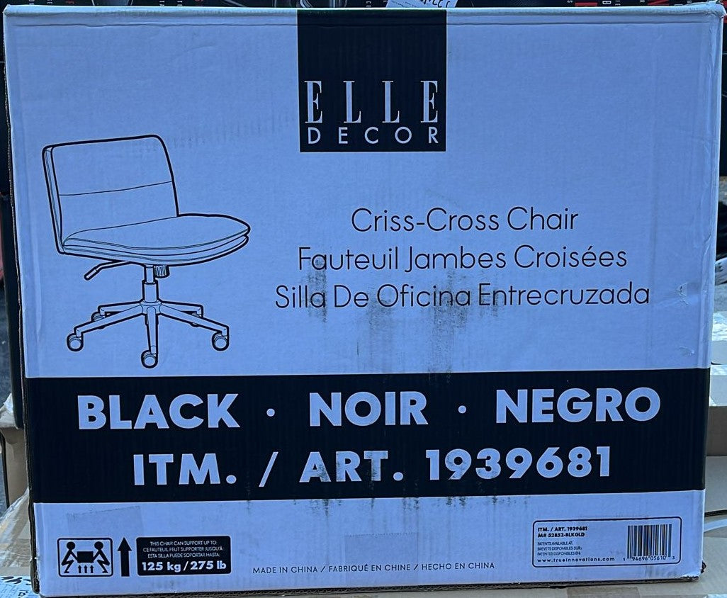Elle Decor Gracie Criss-Cross Office Chair