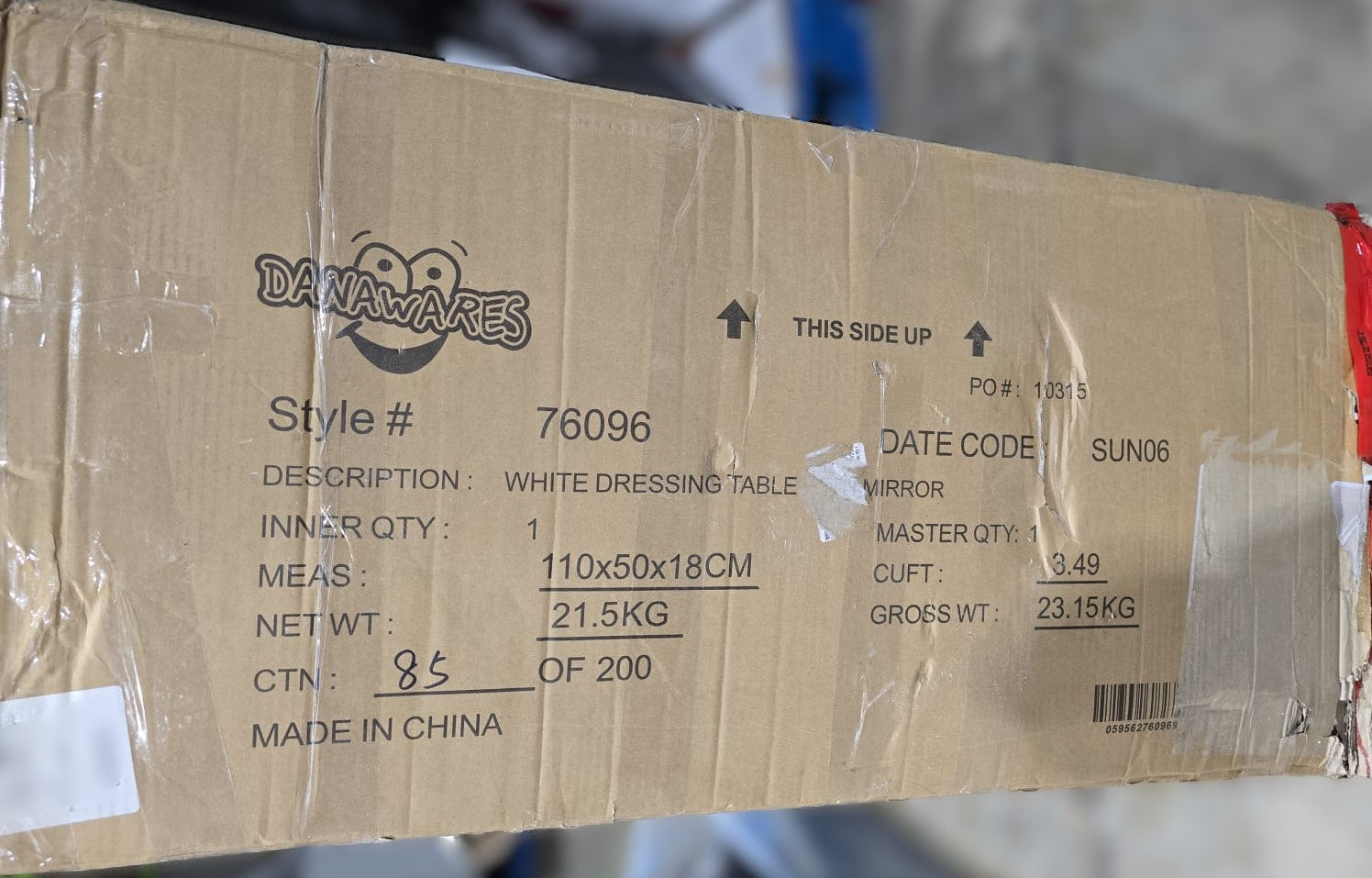 Odessa Lift-top Makeup Table