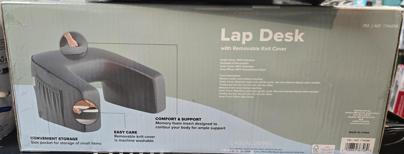 Reading Desk with Removable Cover