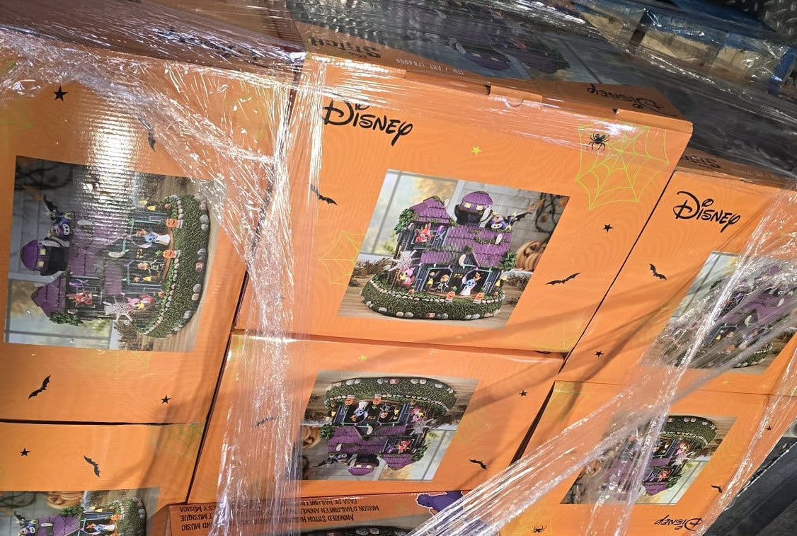 Disney Animated Stitch Halloween House with Lights And Music