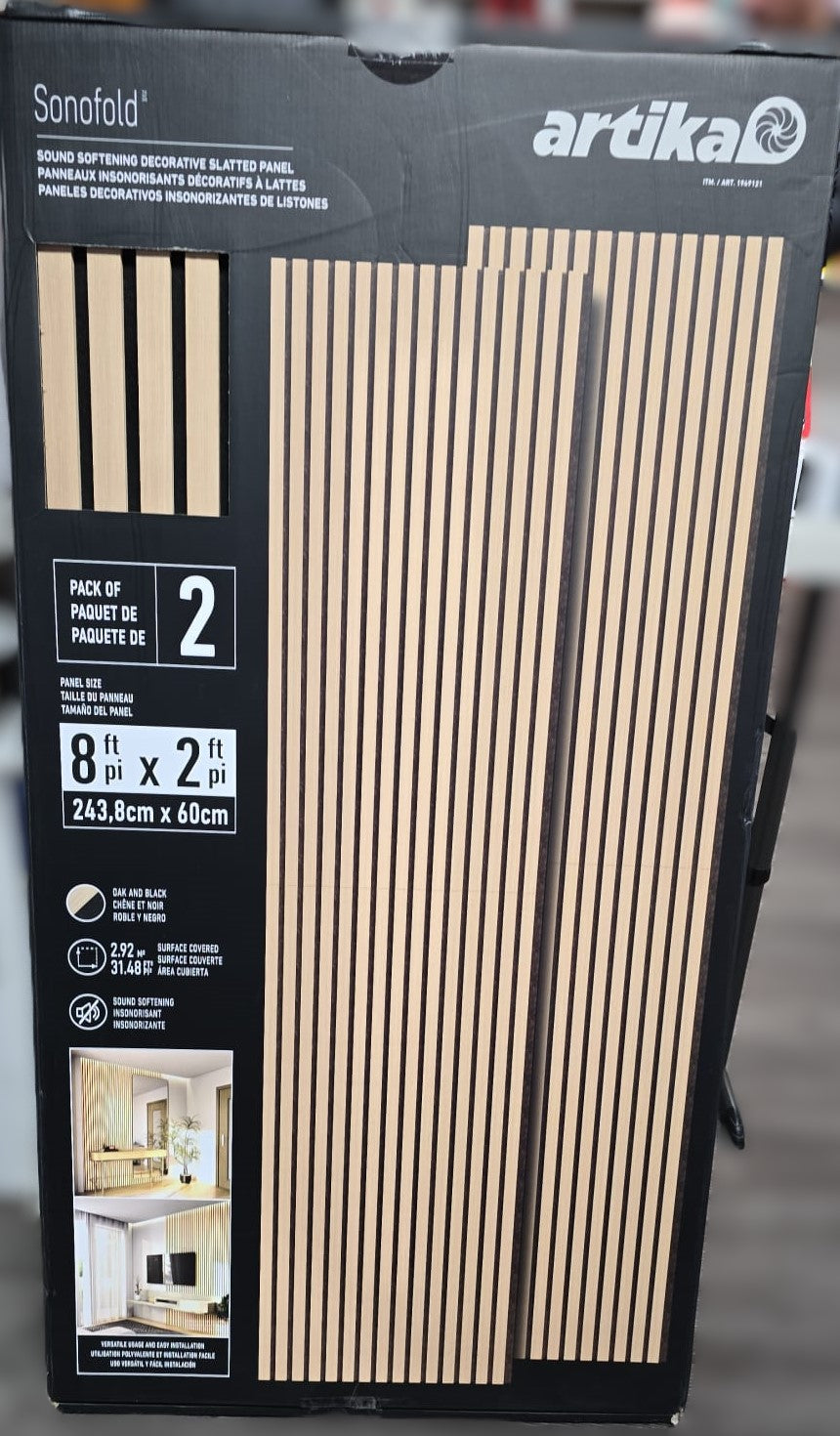 Artika Sonofold Slatted Wall Panels