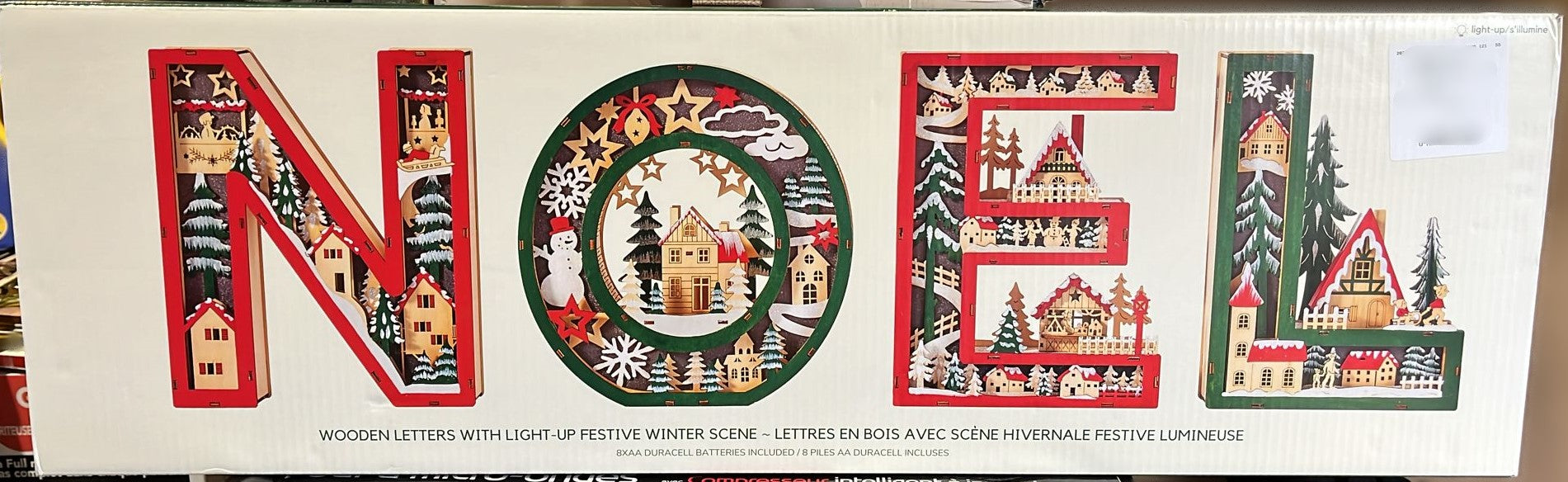 30 cm (18.8 in.) NOEL Wooden Letters