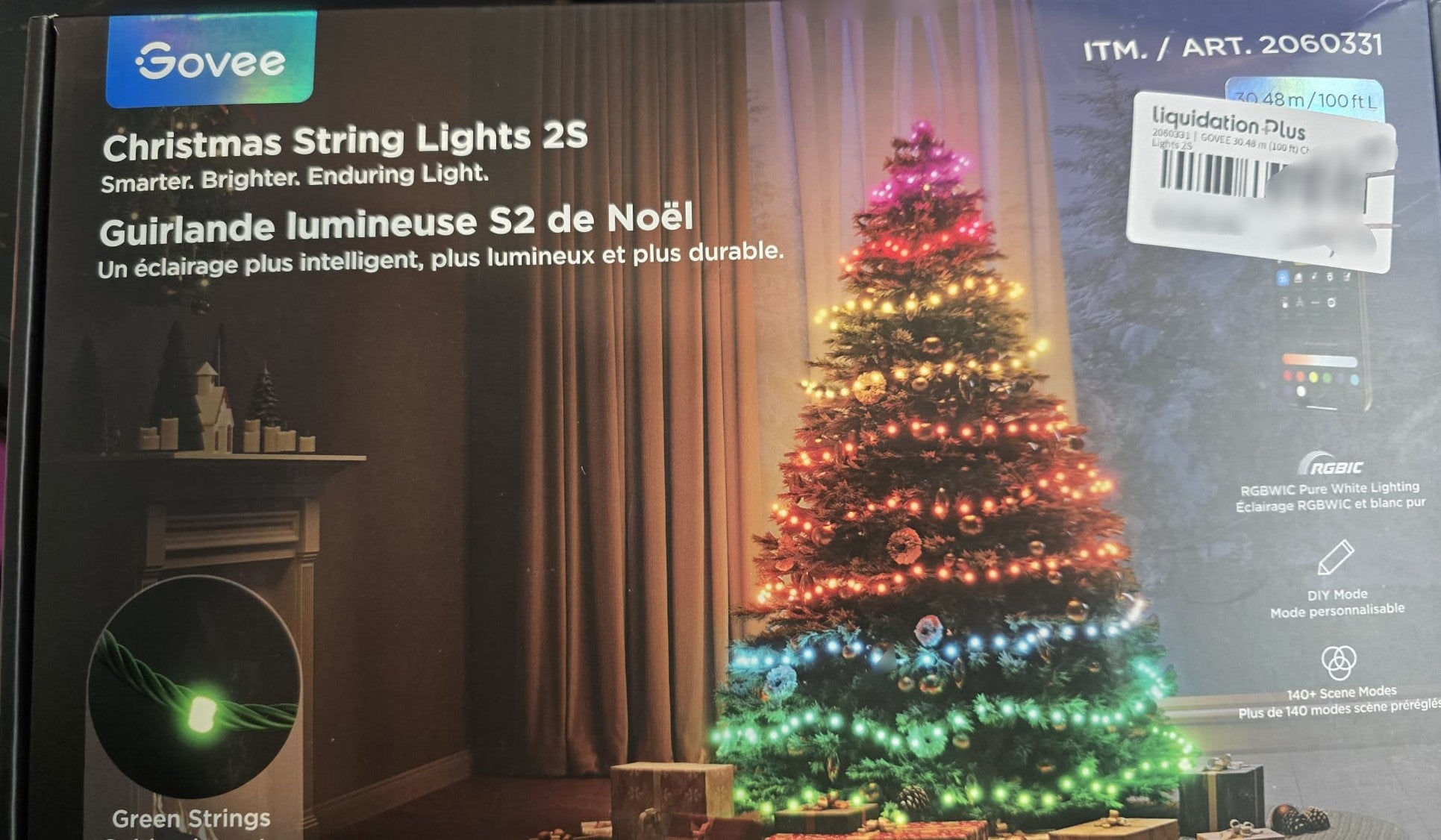 GOVEE 30.48 m (100 ft) Christmas String Lights 2S