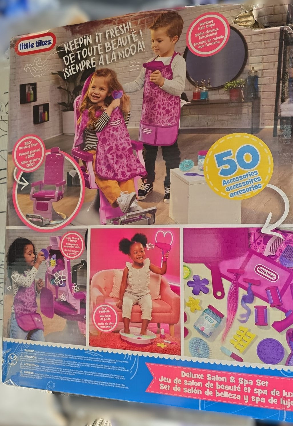 Little Tikes Deluxe Hair Salon & Spa Set