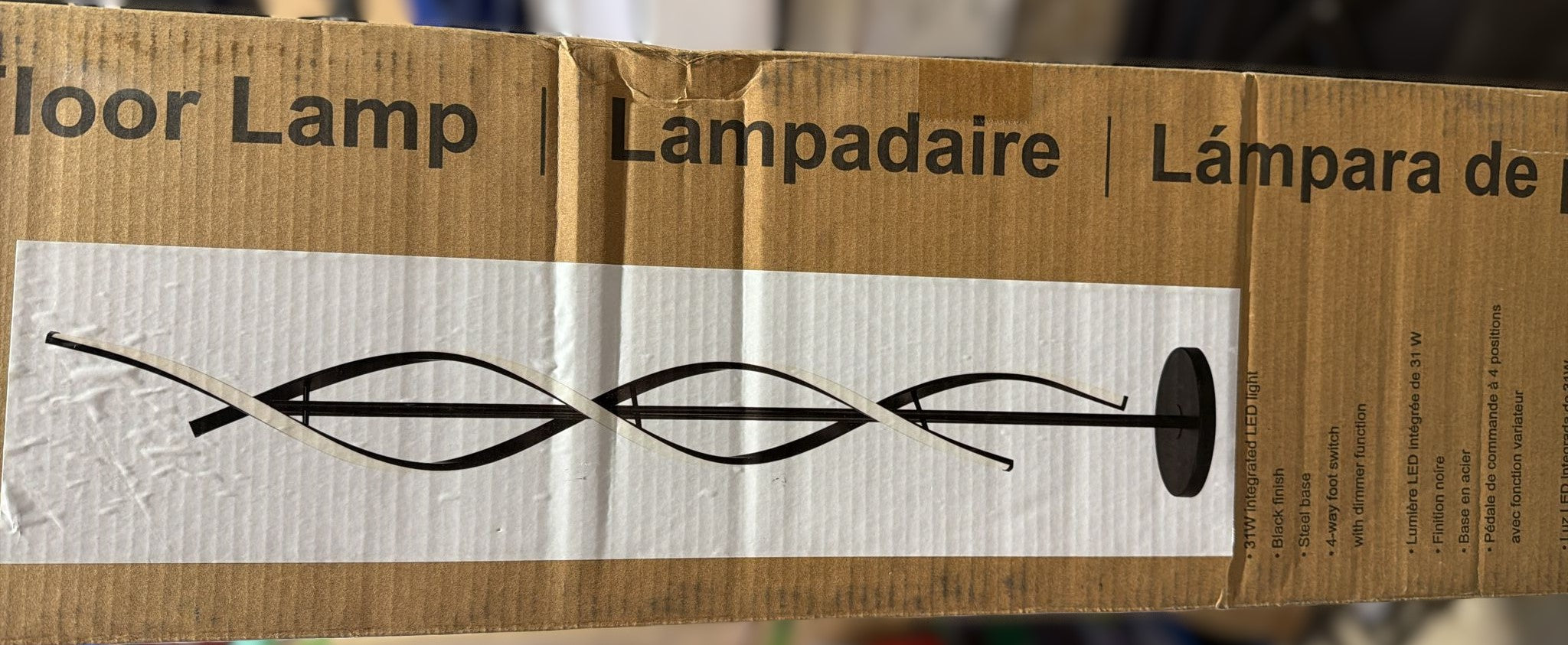 Vortex LED Floor Lamp