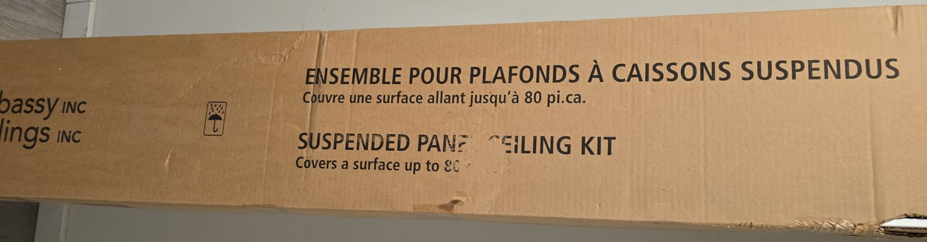 Embassy Plus Suspended Ceiling Kit Covering 60 square feet