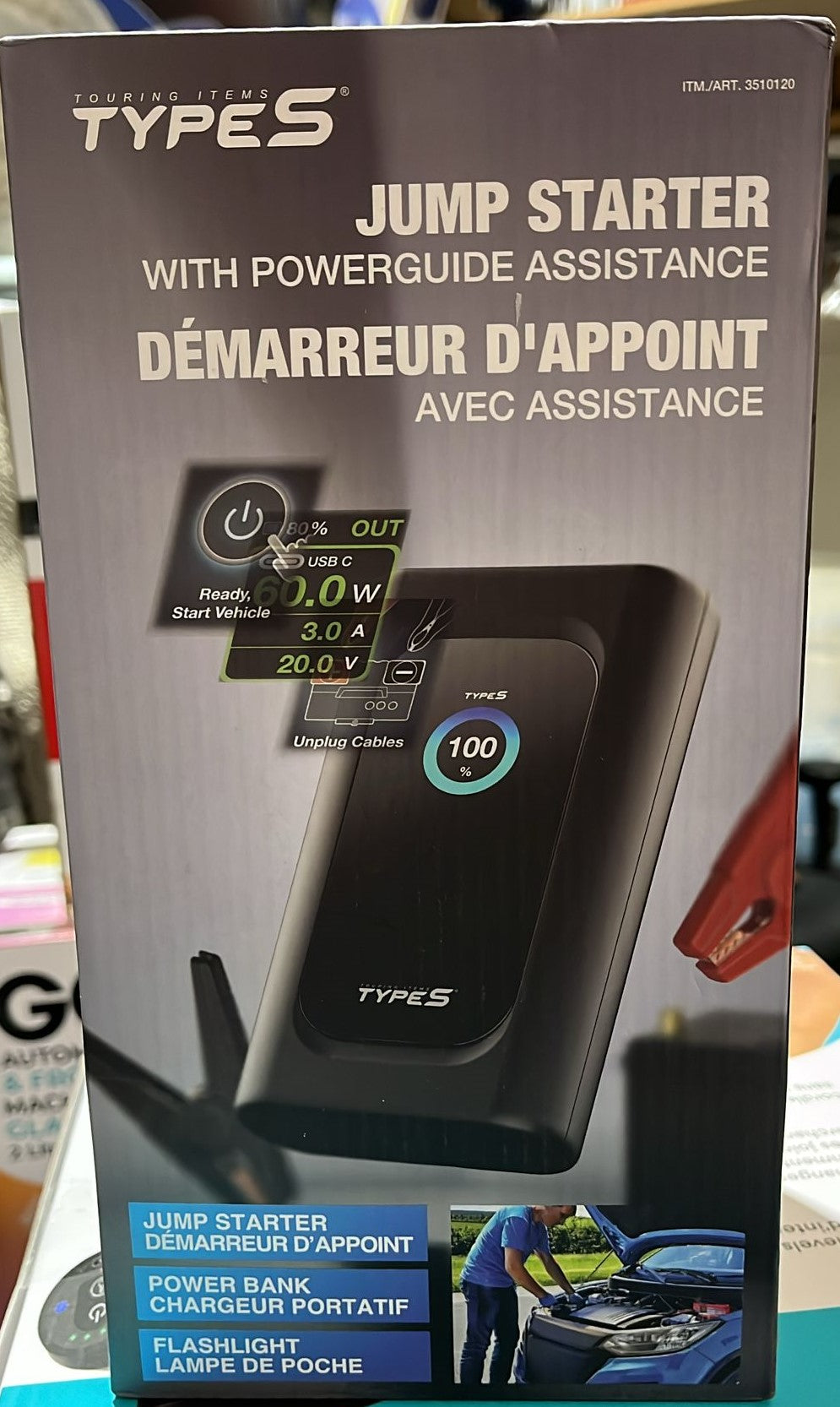 TYPE S 550 Amp Jump Starter