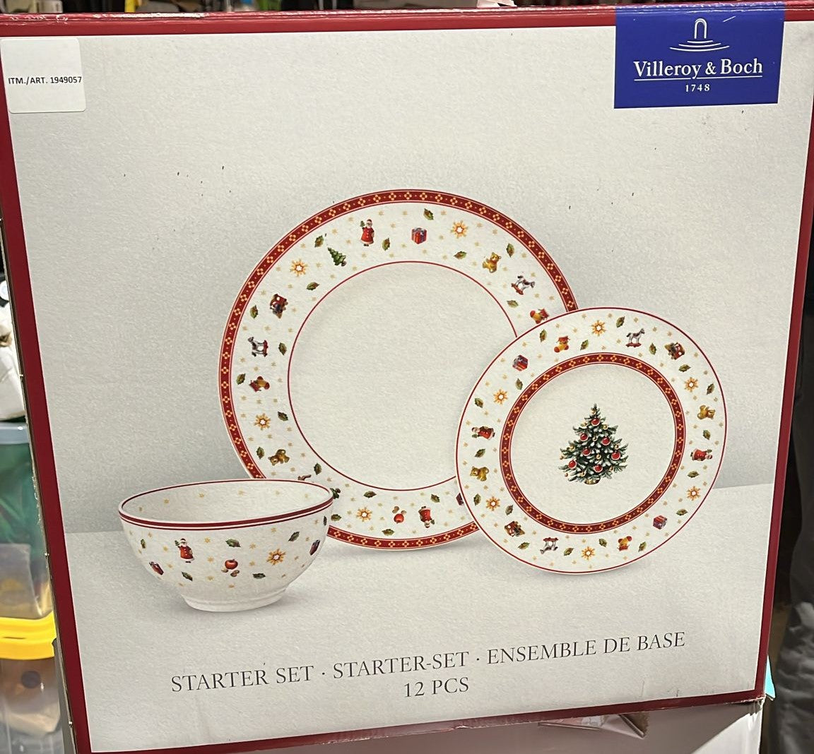 Villeroy & Boch Toys Delight Porcelain Dinnerware Set, 12-pieces